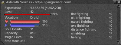 Signature for player Astaroth Souless
