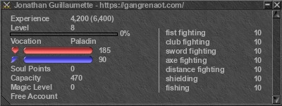 Signature for player Jonathan Guillaumette