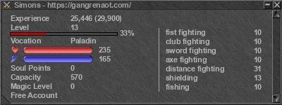 Signature for player Simons