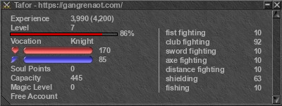 Signature for player Tafor