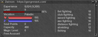 Signature for player Zwirson